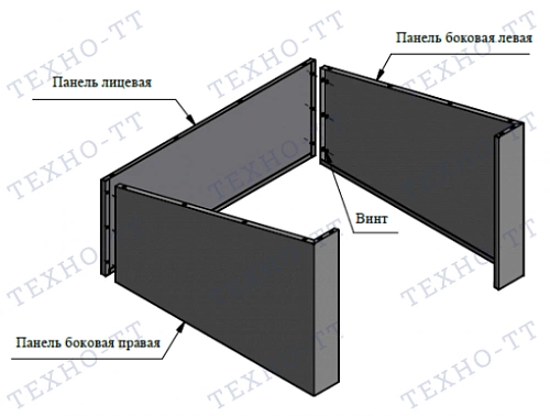 Стол для выкладки рыбы на льду ТЕХНО-ТТ СП-612/2202ФА — изображение 2