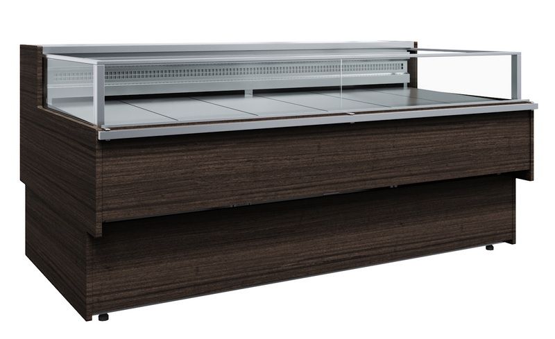 Витрина холодильная открытая Carboma GC110 SM 2,0-2 (ВХСо-2,0 Carboma GC110,1006 ДУБ)