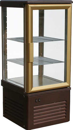 Витрина кондитерская Carboma D4 VM 120-1 (R120C, бежево-коричневый)